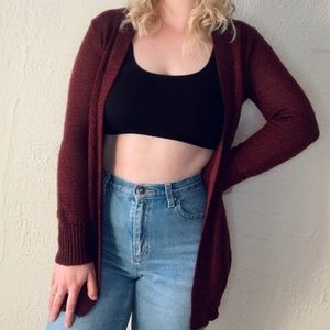 Soft Maroon Cardigan